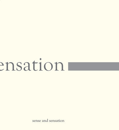 Sense and Sensation